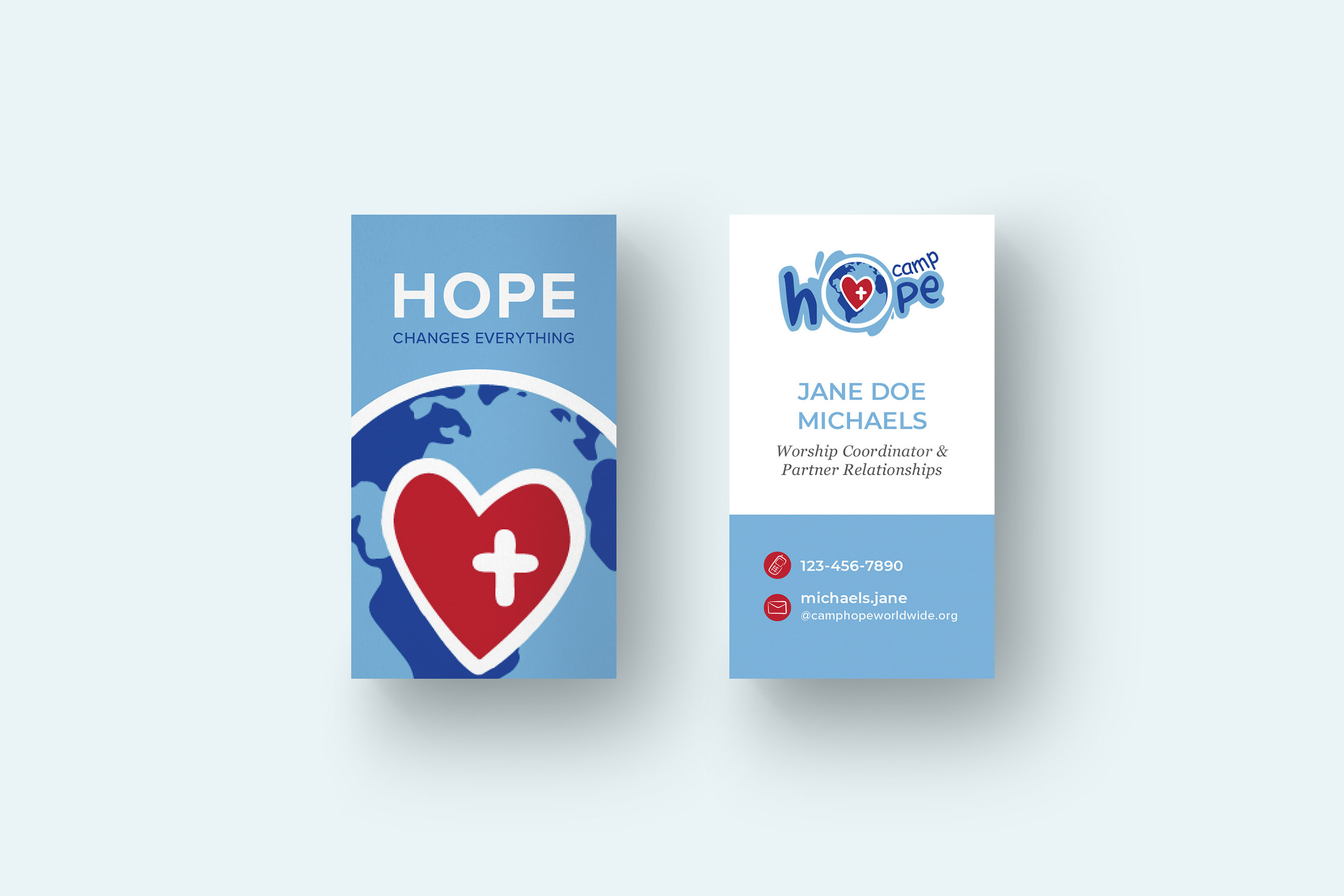 Camp Hope Business Cards