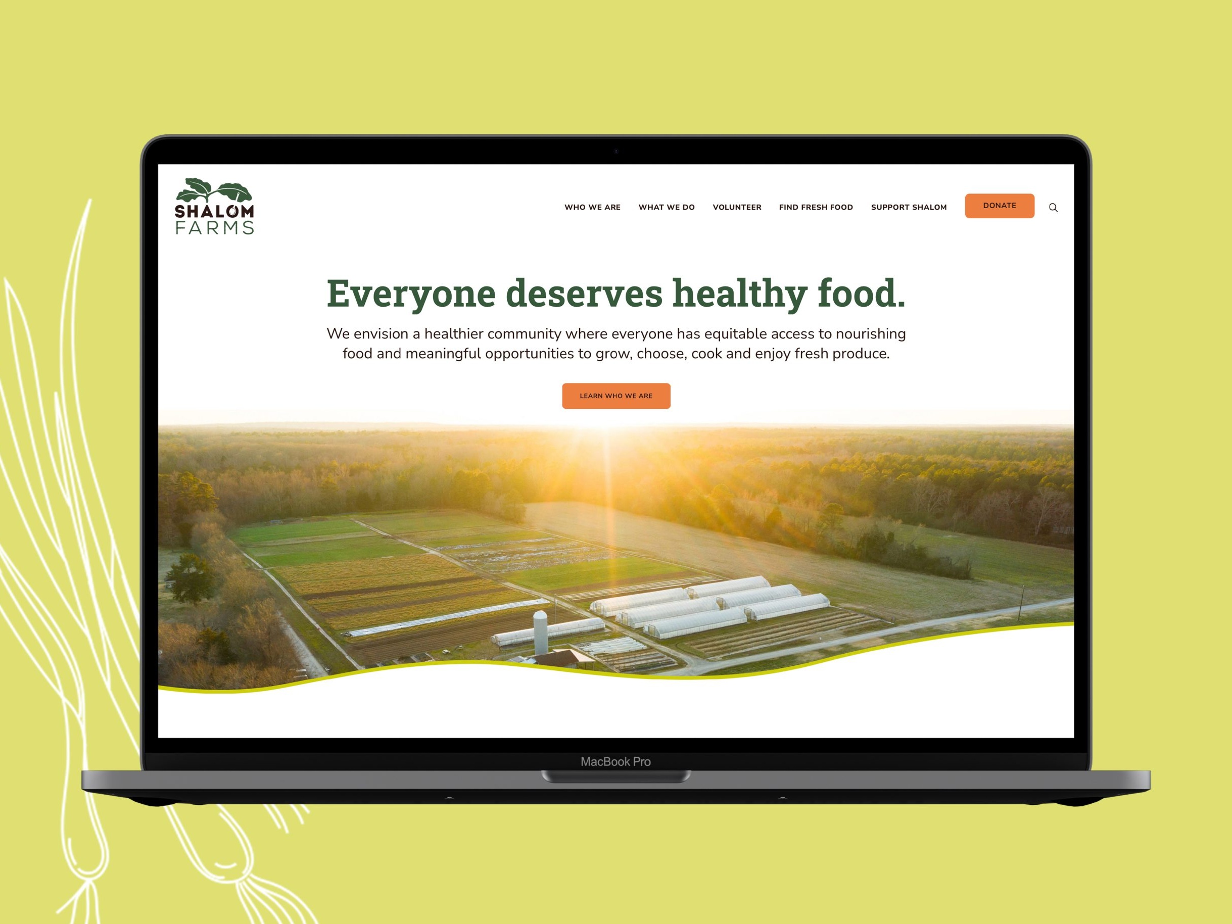 Shalom Farms Website