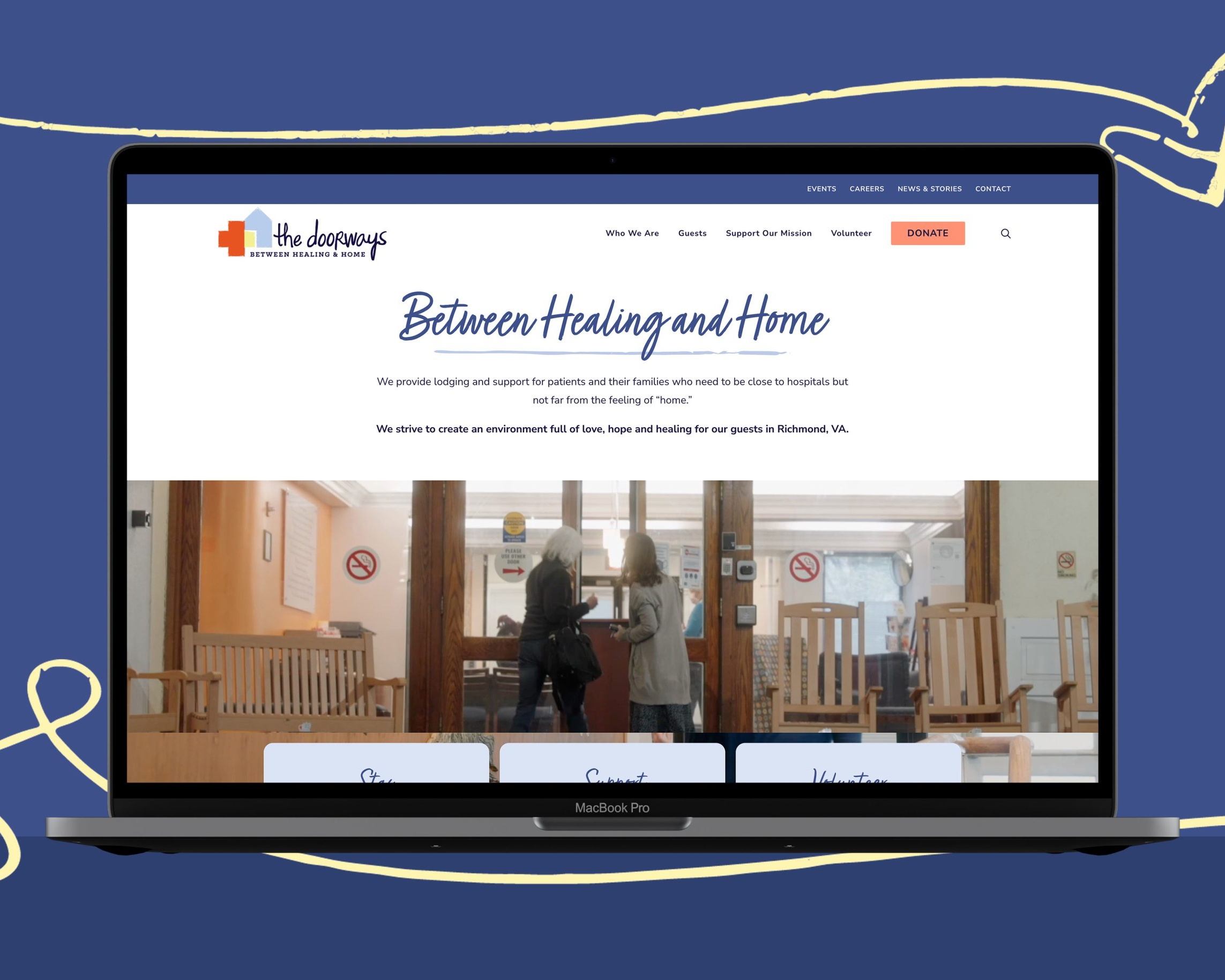 The Doorways Website Mockup